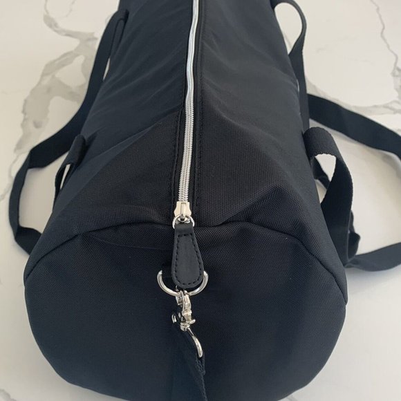 Polo RALPH LAUREN Logo black duffle bag gym sports weekender overnight New - Picture 4 of 9